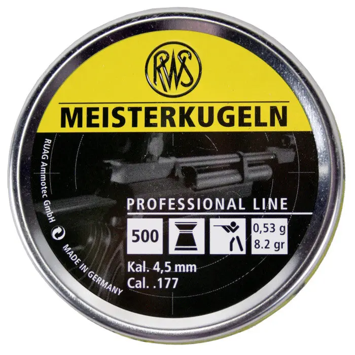 Rws Meisterkugeln Pro Line .177 250Ct 1