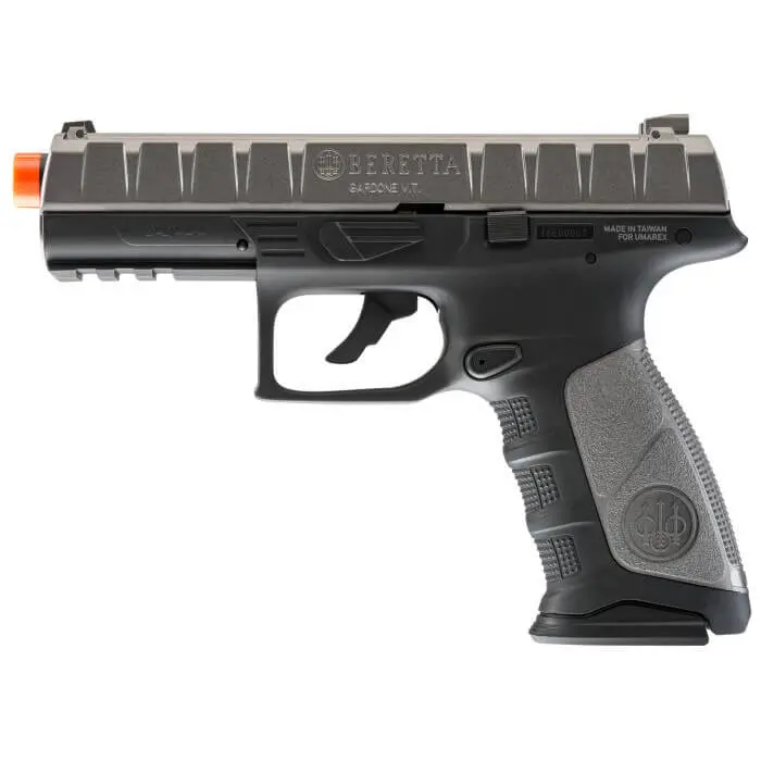 Beretta Apx 6Mm Co2 Half-Blowback Airsoft Pistol - Silver & Black 1
