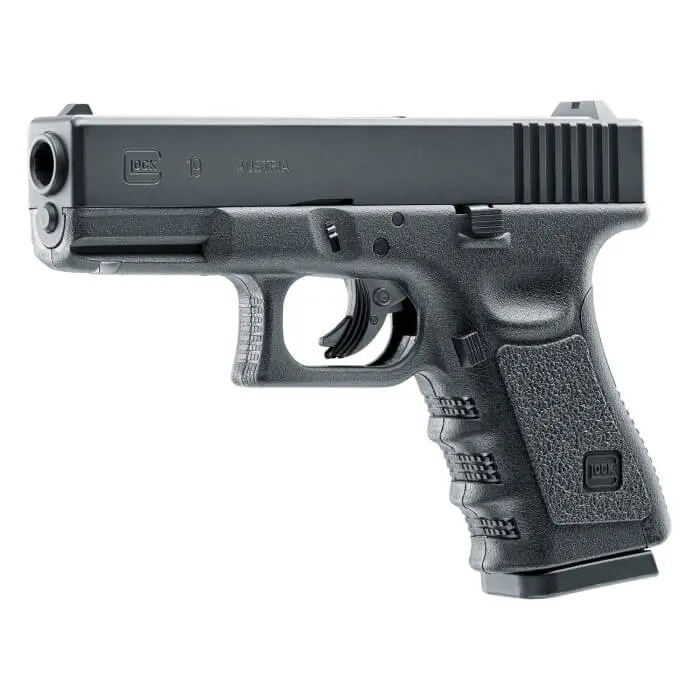 Glock G19 Gen 3 Black .177 Caliber Co2 Airgun Bb Pistol - Non Blowback- 410 Fps 1