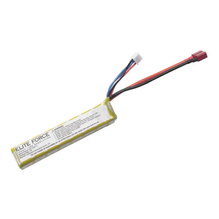 Ef 11.1V Lipo 900 Mah 15C Stick Airsoft Battery Deans Wired-Female 1