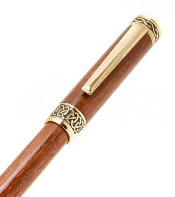 Koa Sculpted Chain Ballpoint Pen 1