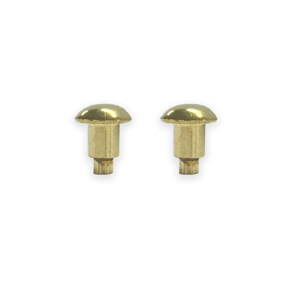 Ezy Ride Spur Buttons (Pair) Brass 1