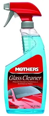 Mothers 06624 Glass Cleaner; Interior/ Exterior Use; 24 Ounce Spray Bottle 1