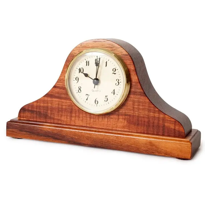 Koa Mantle Desk Clock 1