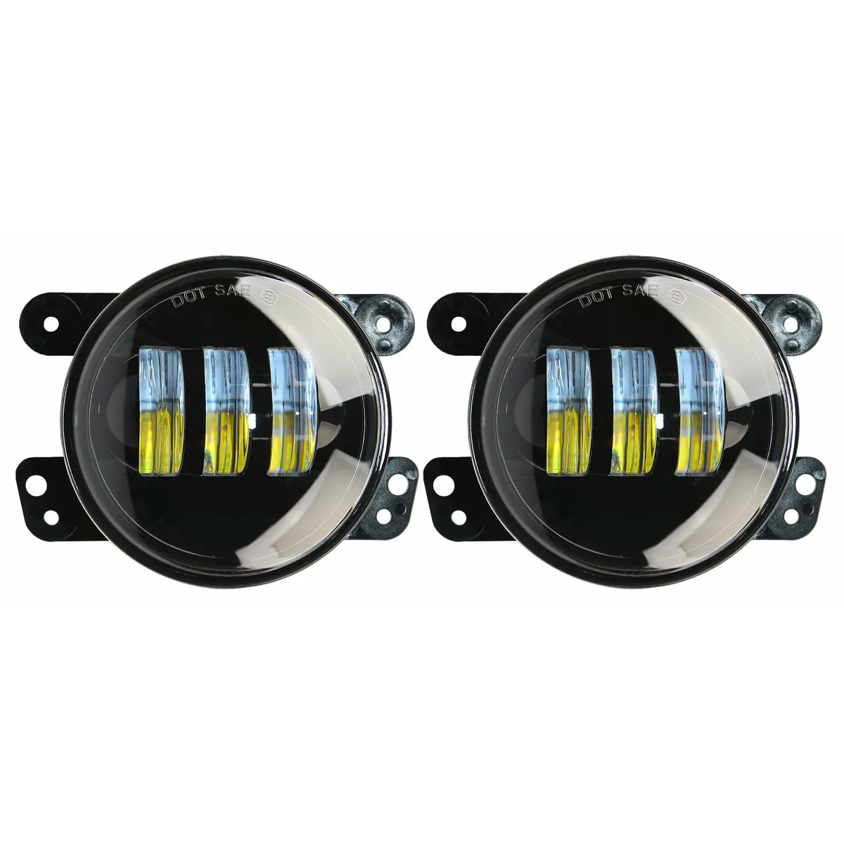 Speeddemon 2007-17 Jeep Wrangler Led Fog/Driving Lights - Smoked (Clearance) 1