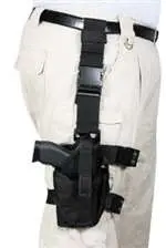Rothco Deluxe Adjustable Drop Leg Tactical Holster(Blk) 1
