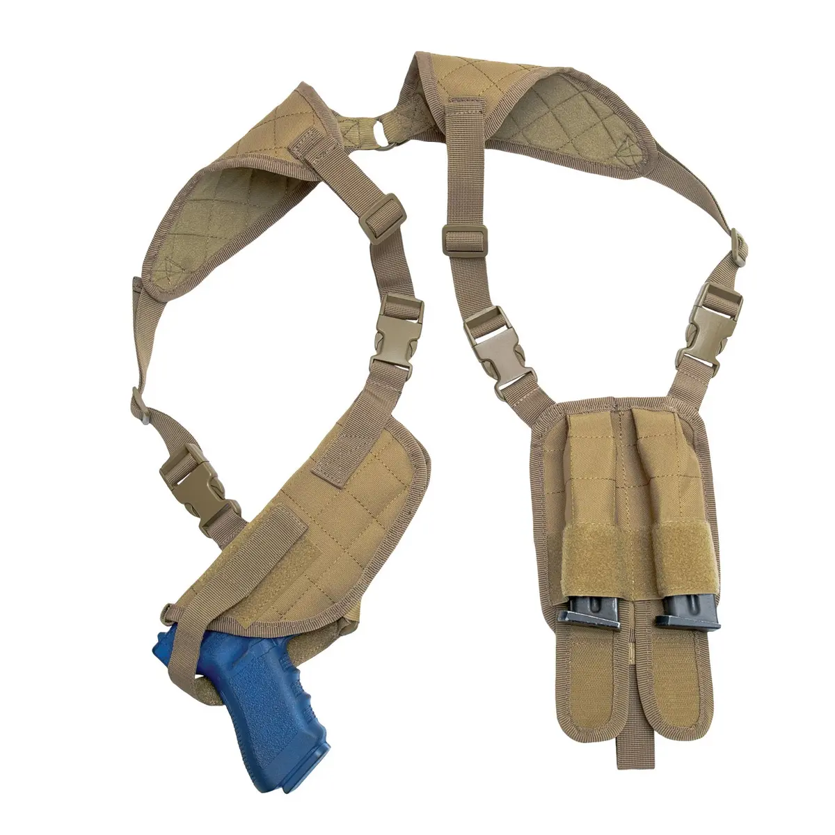 Rothco Ambidextrous Shoulder Holster - Coyote Brown 1