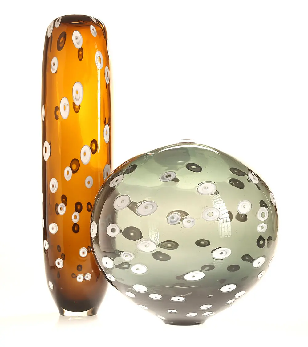 Glass Sculpture "Puffers" By Jonathan Swanz 1