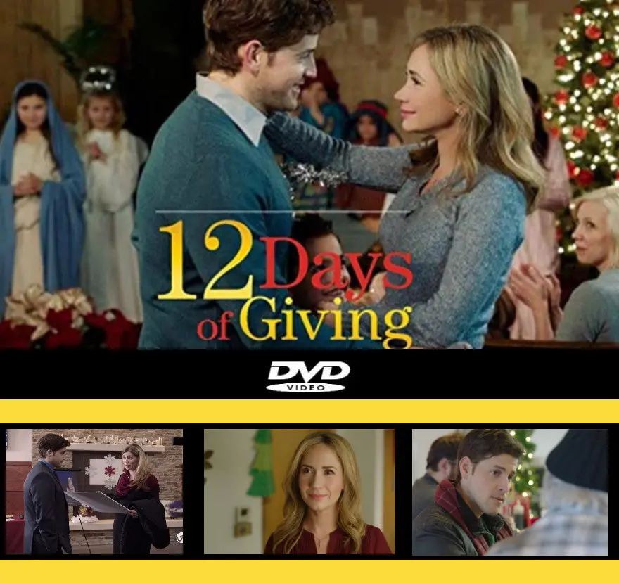 12 Days Of Giving Dvd 2017 Christmas Movie Ashley Jones 1