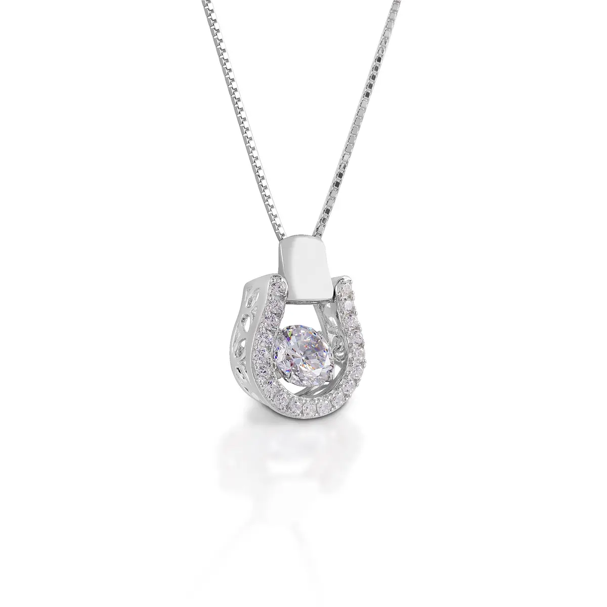 Kelly Herd Necklace Dancing Stirrup - Sterling Silver 1