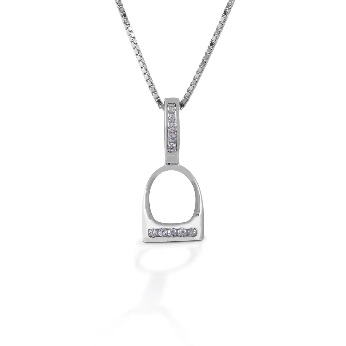 Kelly Herd Necklace English Stirrup Small - Sterling Silver 1
