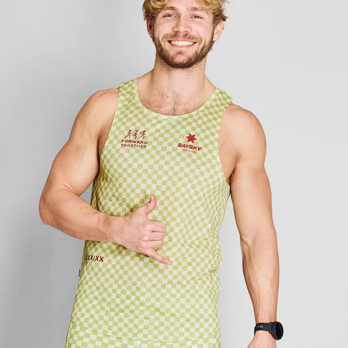 Checker Combat Singlet 1