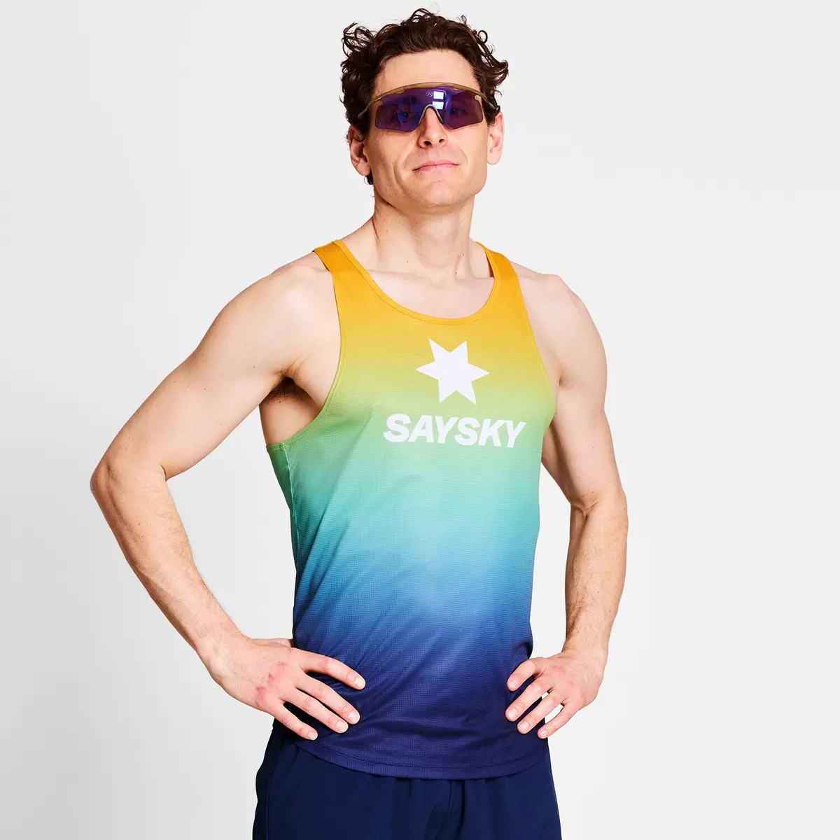 Drip Dye Flow Singlet 1