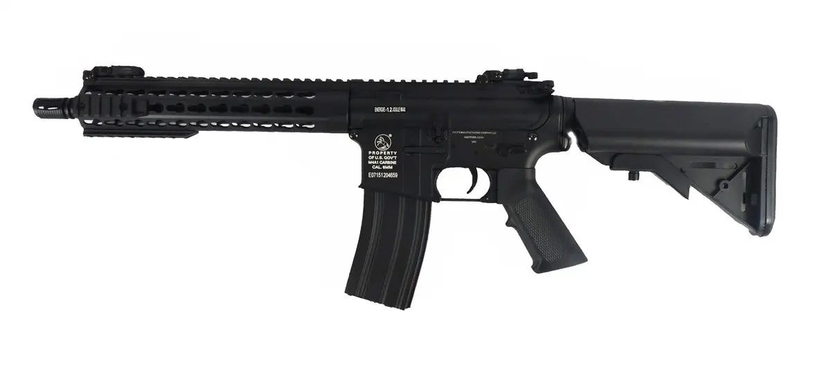 Colt M4a1 10" Short Keymod Aeg W- Battery And Charger 1