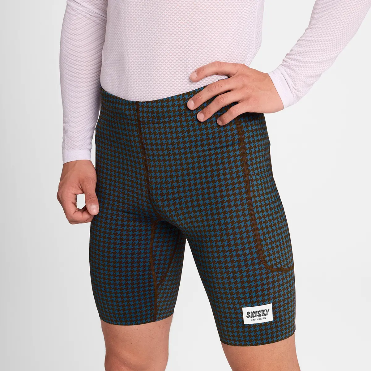 Houndstooth Combat+ Short Tights 9" 1