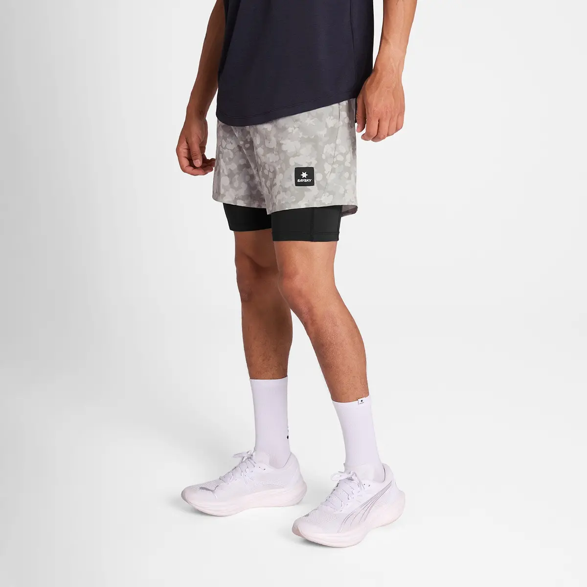 Camo Pace 2 In 1 Shorts 5'' 1