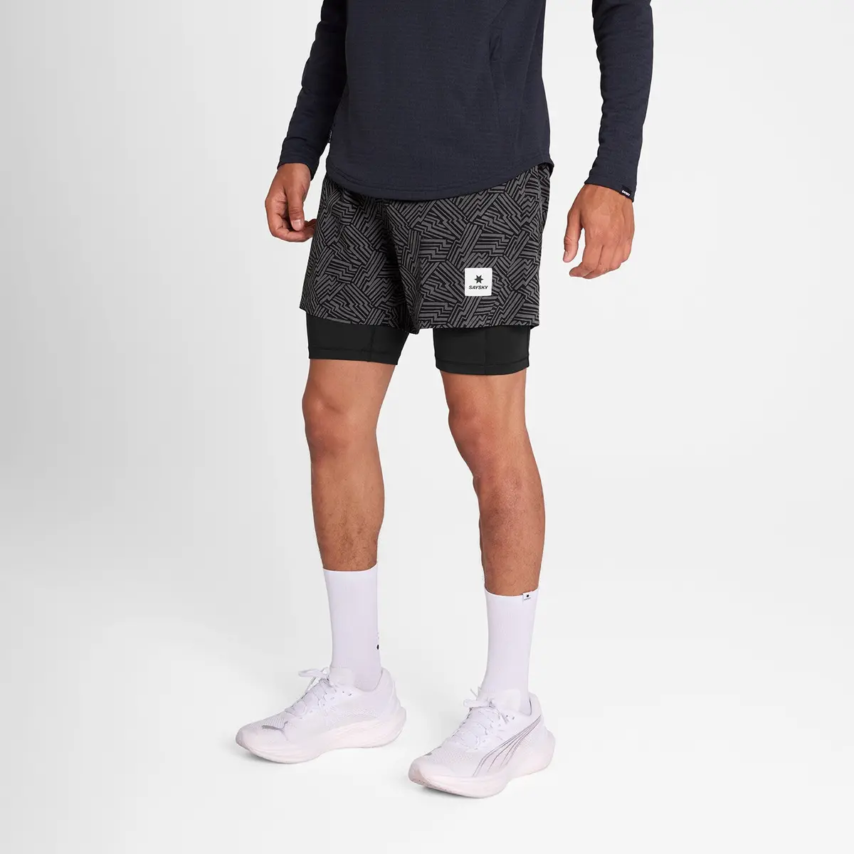 Reflective Pace 2 In 1 Shorts 5'' 1