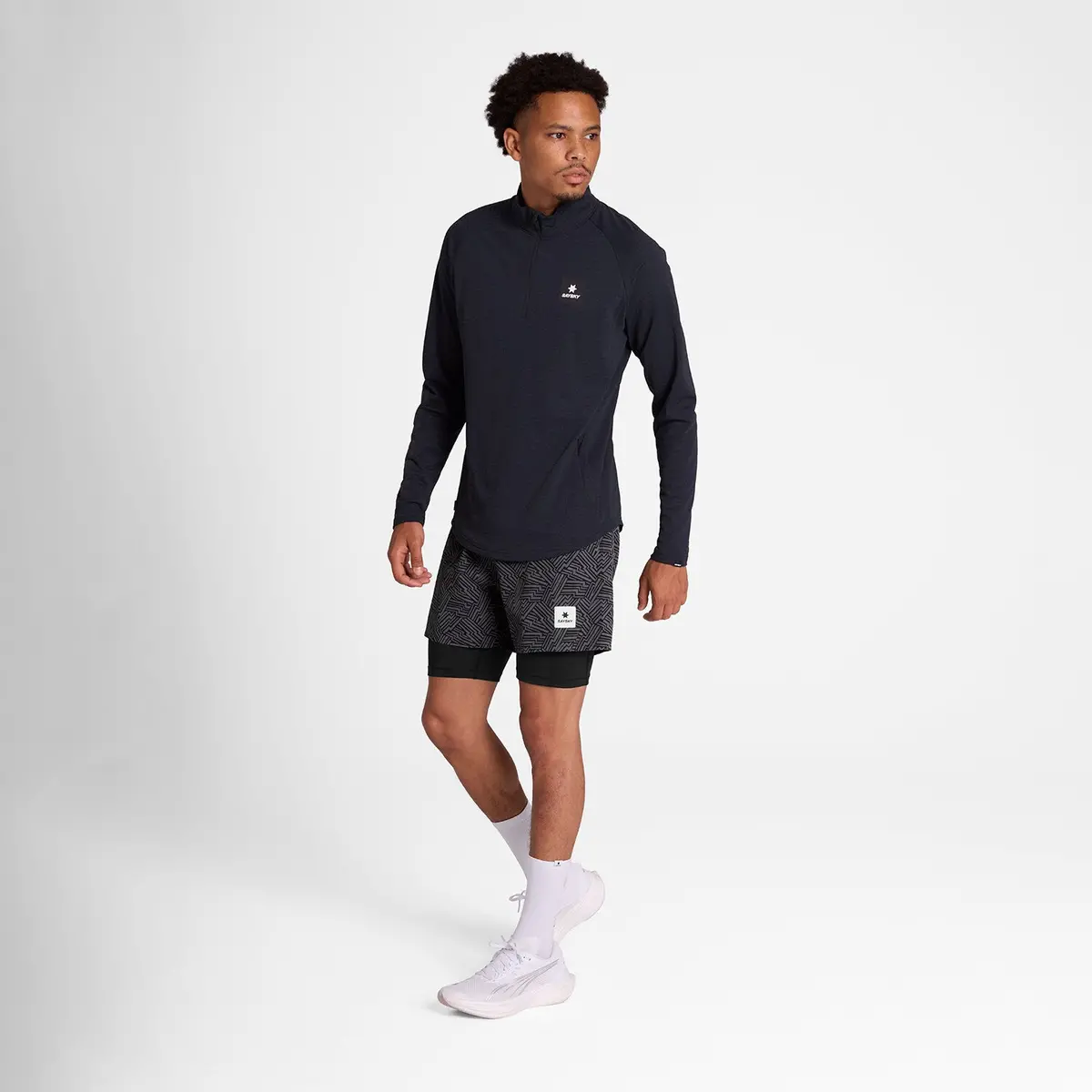 Reflective Pace 2 In 1 Shorts 5'' 3