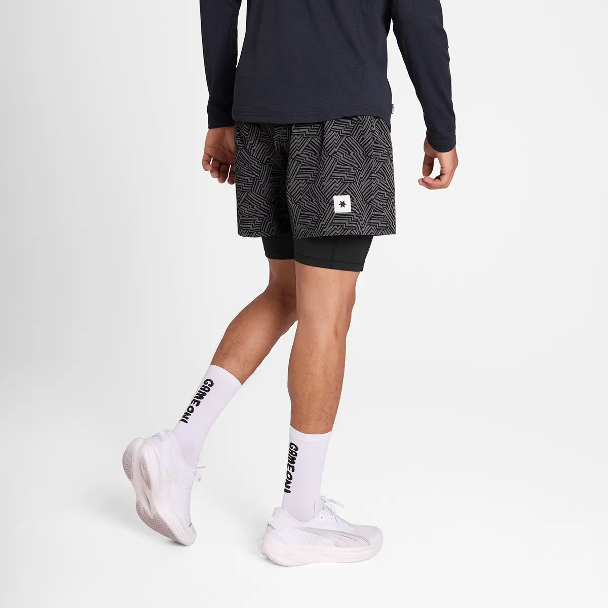 Reflective Pace 2 In 1 Shorts 5'' 4