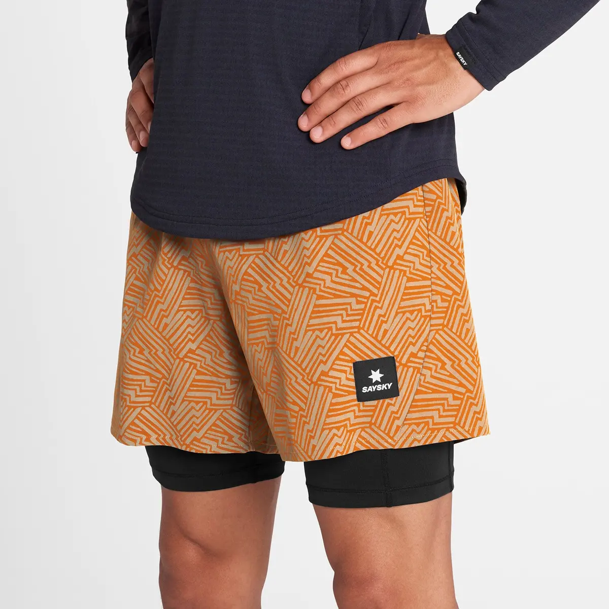 Reflective Pace 2 In 1 Shorts 5'' 1