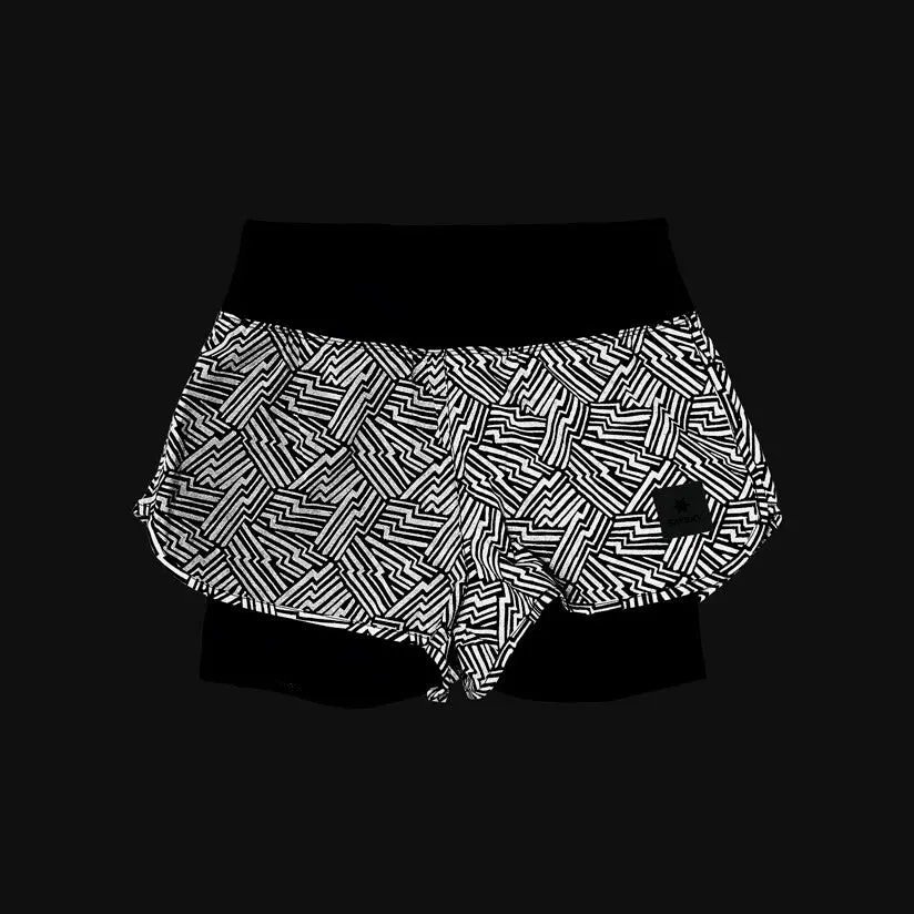 Reflective 2 In 1 Pace Shorts 3'' 2