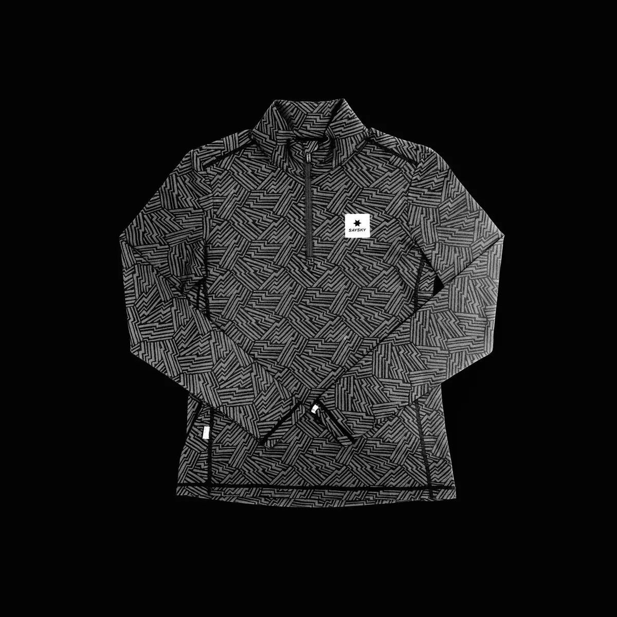 Reflective Pace Half Zip Long Sleeve 2