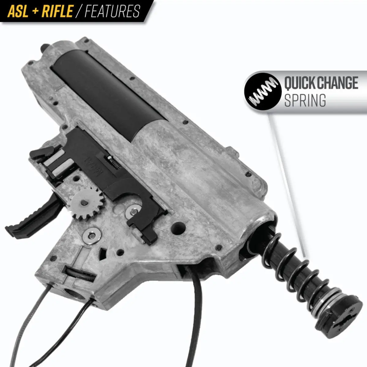 Valken Asl+ Hi-Velocity Whiskey Airsoft Aeg Rifle 2
