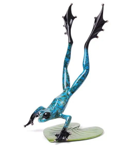 Bronze Sculpture "Flair Blue" By Tim Cotterill 1