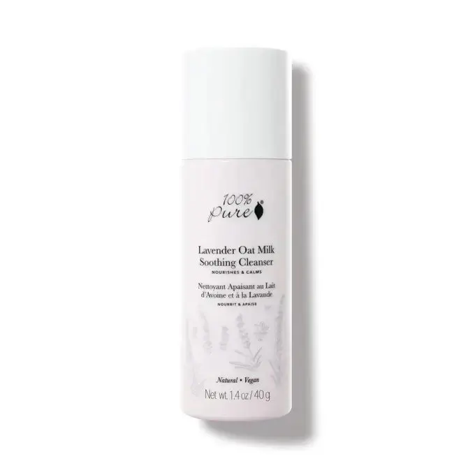 Lavender Oat Milk Soothing Cleanser 40G - 100% Pure 1
