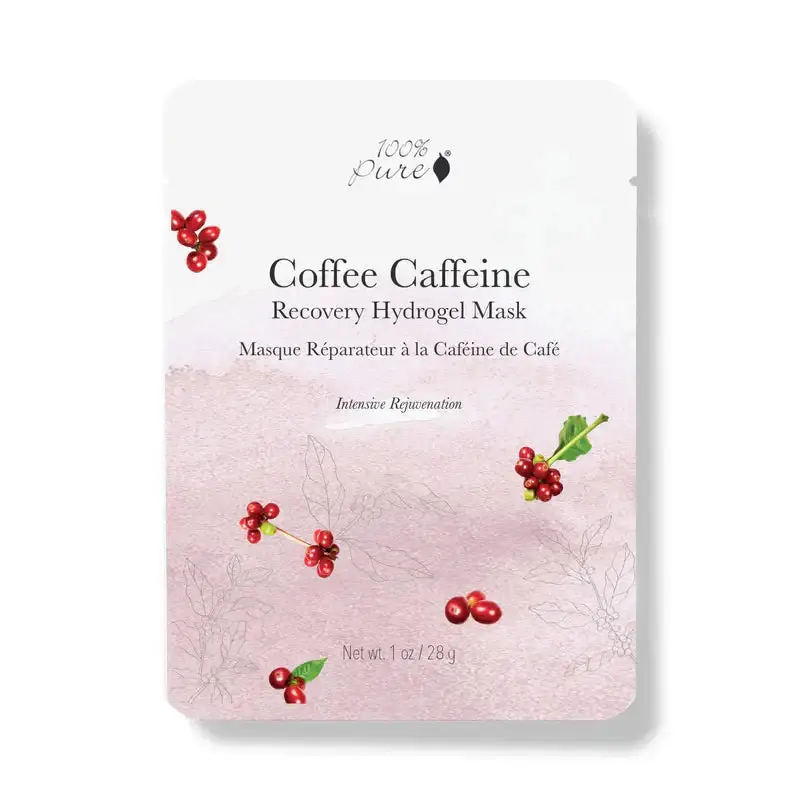 Coffee Caffeine Recovery Hydrogel Mask - 100% Pure 1