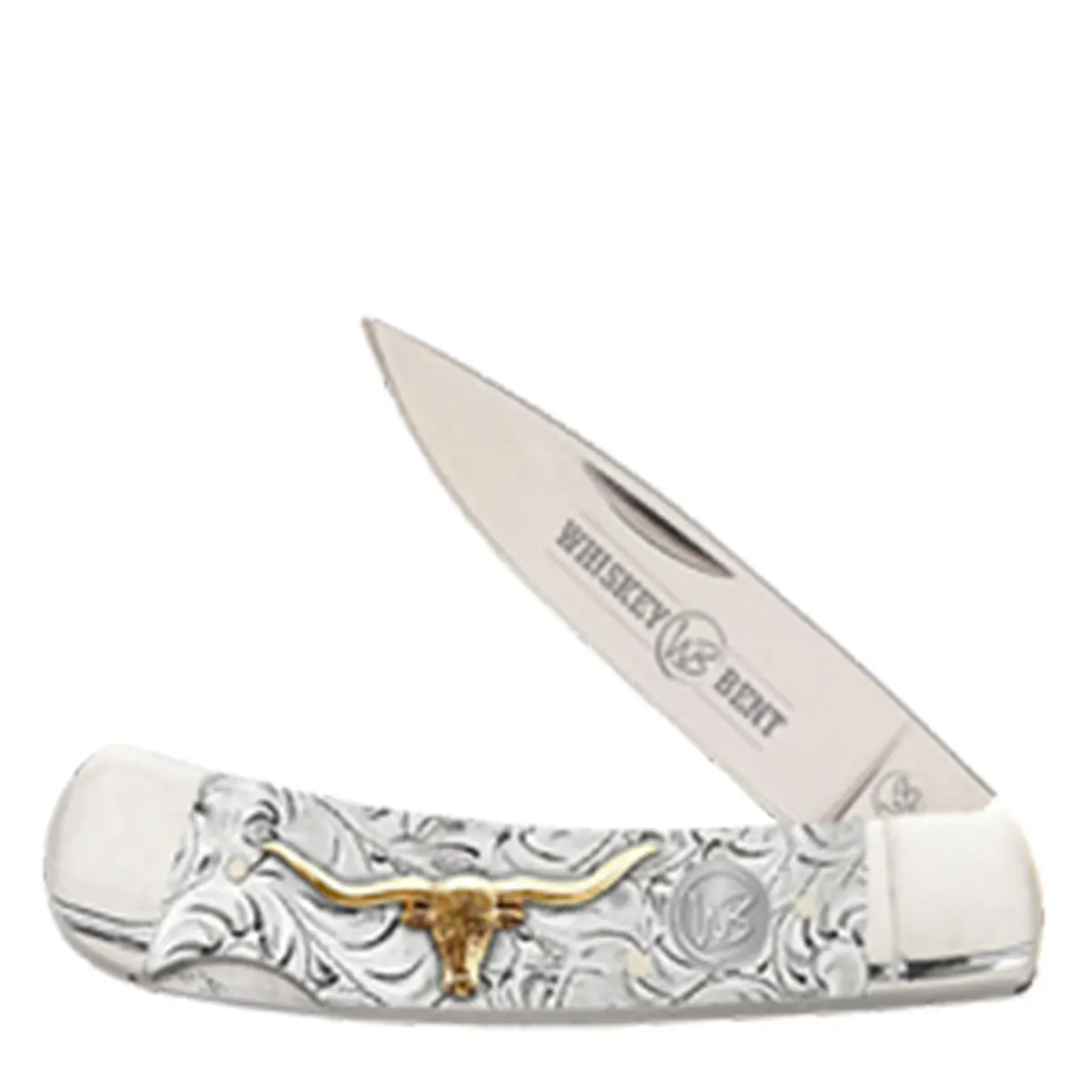 Whiskey Bent Trapper Pocket Knife Single Locking Blade - Toro 1