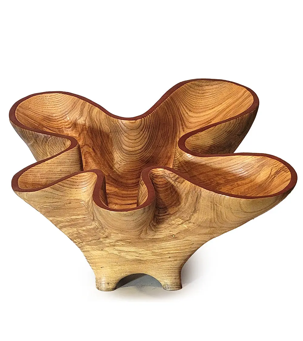 Carved Vessel "Canyon Flower Ii" By Andy Dipietro 1