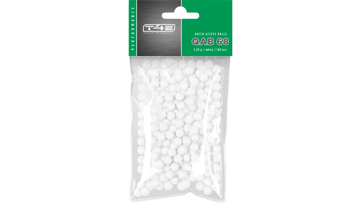 Genuine T4e .50 Caliber Performance Qab 50 1.36G Hard Polymer Balls (100Ct Pack) 2