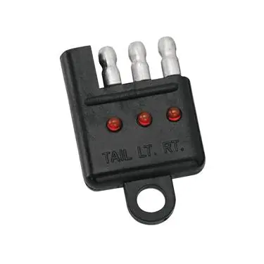 Tow Ready 20114 Trailer Wiring Circuit Tester; 4-Flat Car End Tester With Led Display; Single 1
