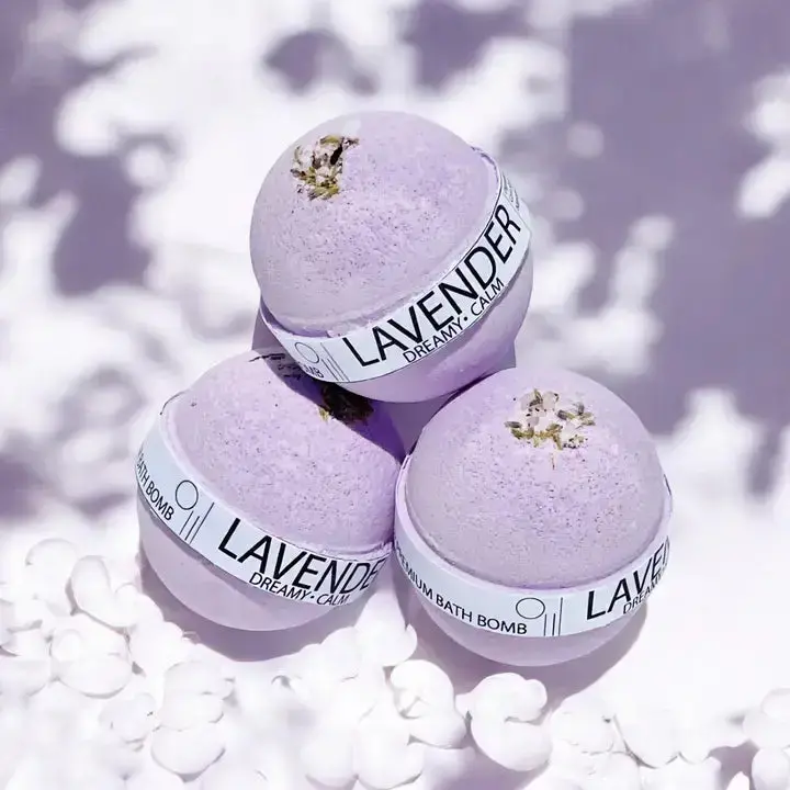 Dreamy And Calm Lavender Large Bath Bomb 1