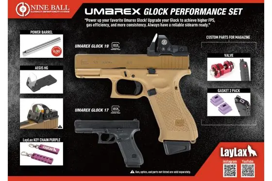 Laylax Nine Ball Umarex Glock 19 Performance Set 1
