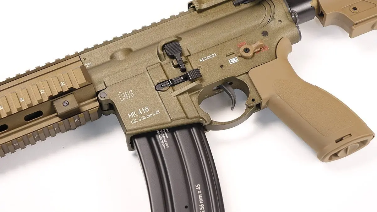 Umarex H&K Licensed 416 A5 Aeg Airsoft Rifle W/ Avalon Gearbox By Vfc (Fde) 2