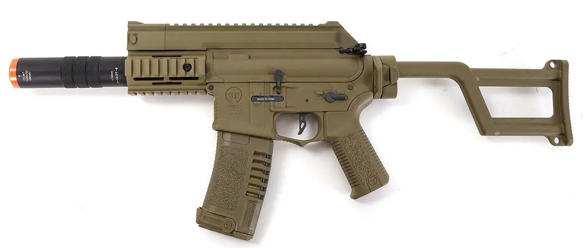 Ares Amoeba Am-005 Aeg Gen.5 Machine Pistol In Tan 1