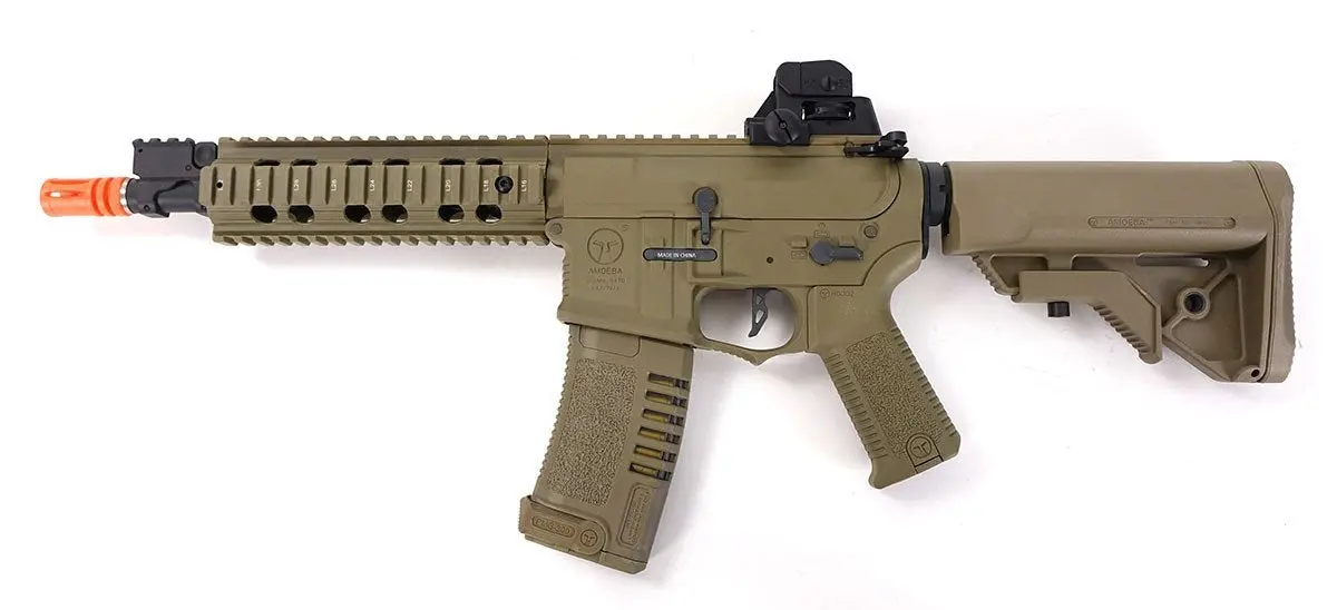 Ares Amoeba Am-008 Aeg Gen.5 Airsoft Rifle In Tan 1