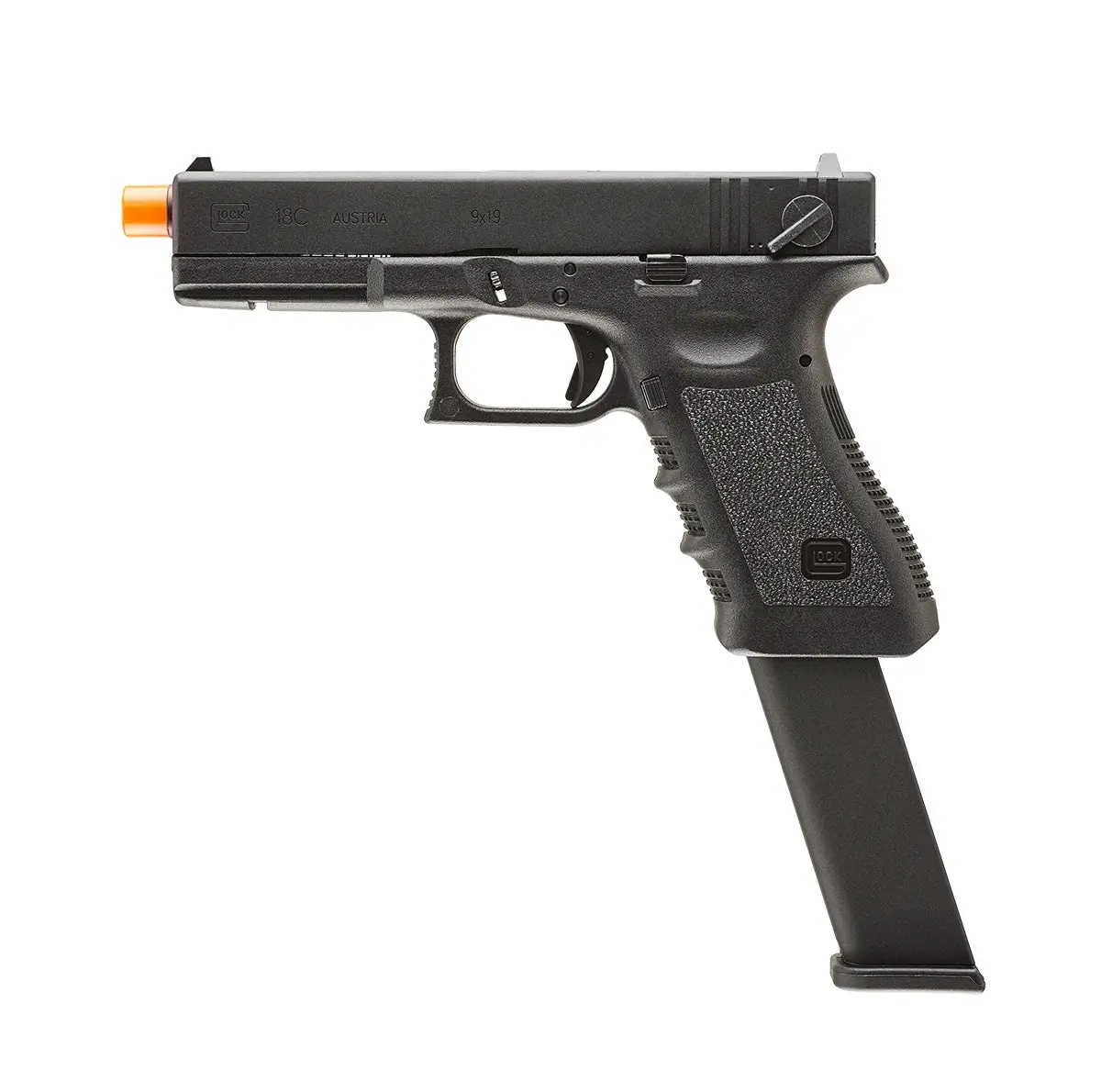 Umarex - Elite Force Glock 18C Gen.3 Gbb Semi-Full Auto Blowback Airsoft 6Mm W-Extended Magazine 1
