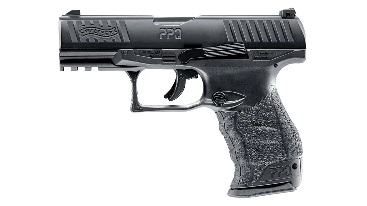 T4e Umarex .43Cal Walther Ppq Gen2 Semi Automatic Co2 Paintball Pistol In Black 1