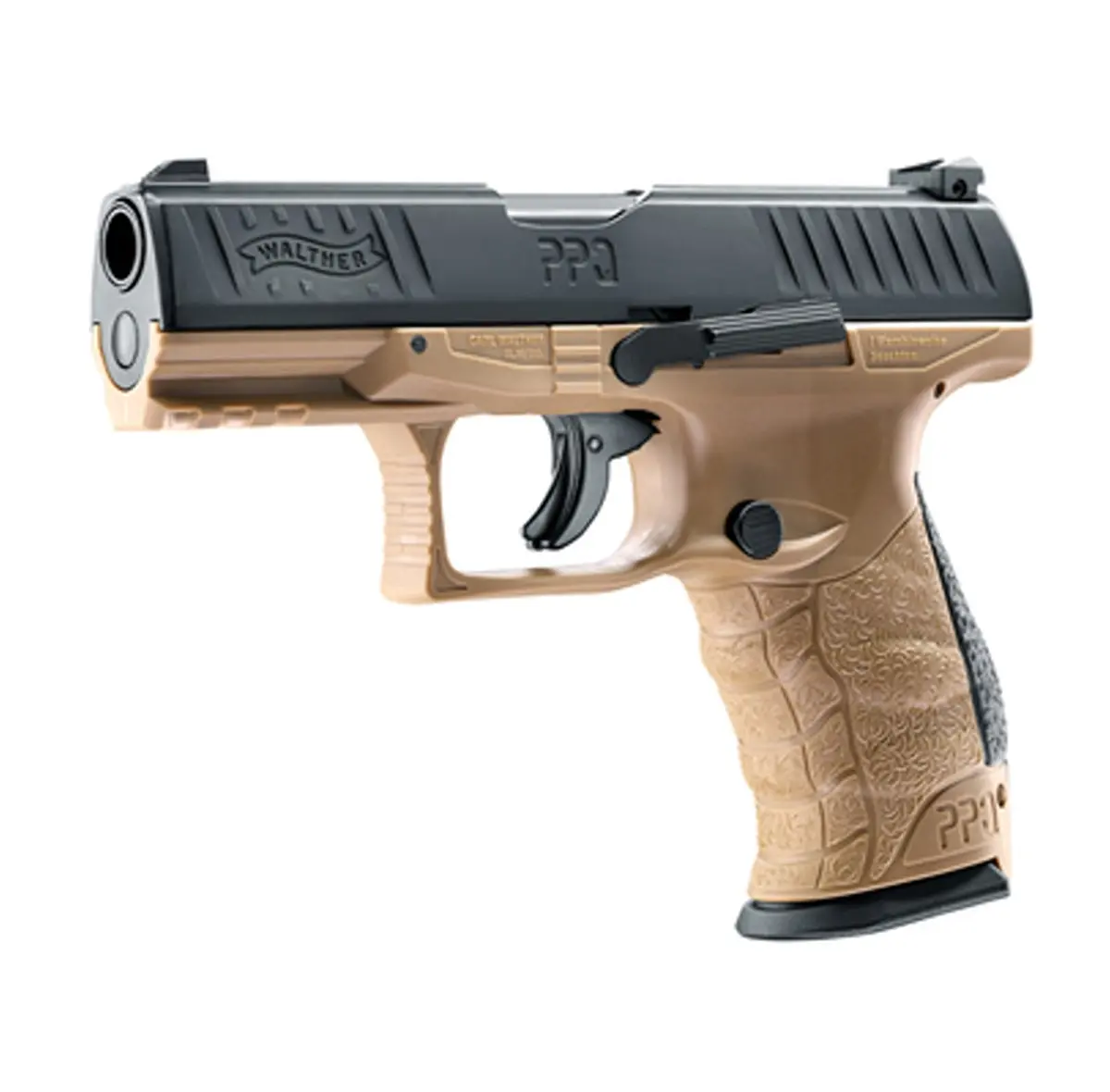 T4e Umarex .43Cal Walther Ppq Gen2 Semi Automatic Co2 Paintball Pistol In Fde 1
