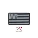 Rothco Us Flag Pvc Patch (Silver) 1
