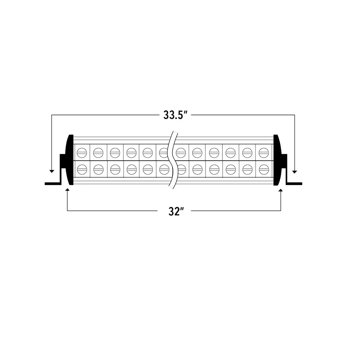New! Hi-Lux 2.0 - Dual Row 30" Light Bar 10-10153 2