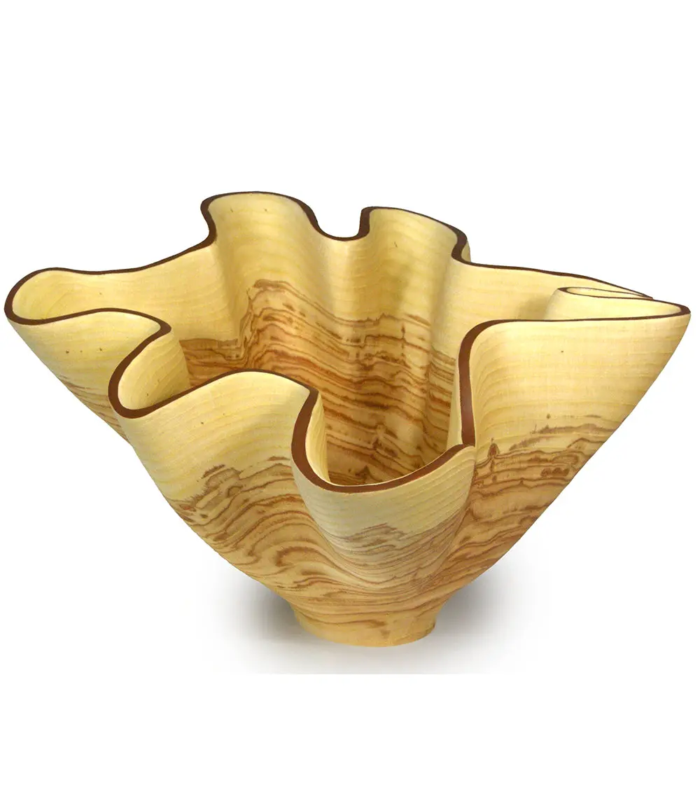 Carved Vessel "Lines In The Sand" By Andy Dipietro 1