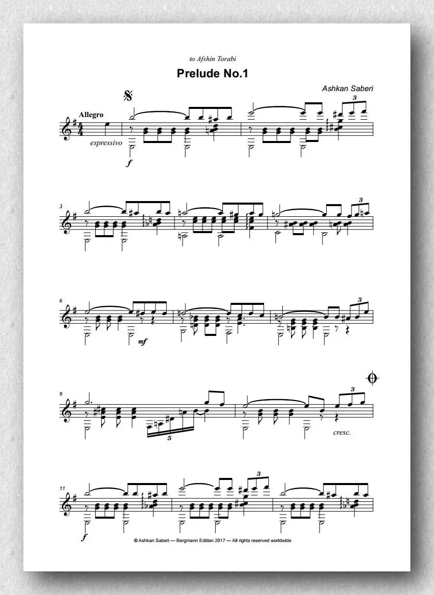 Saberi, Three Preludes 2