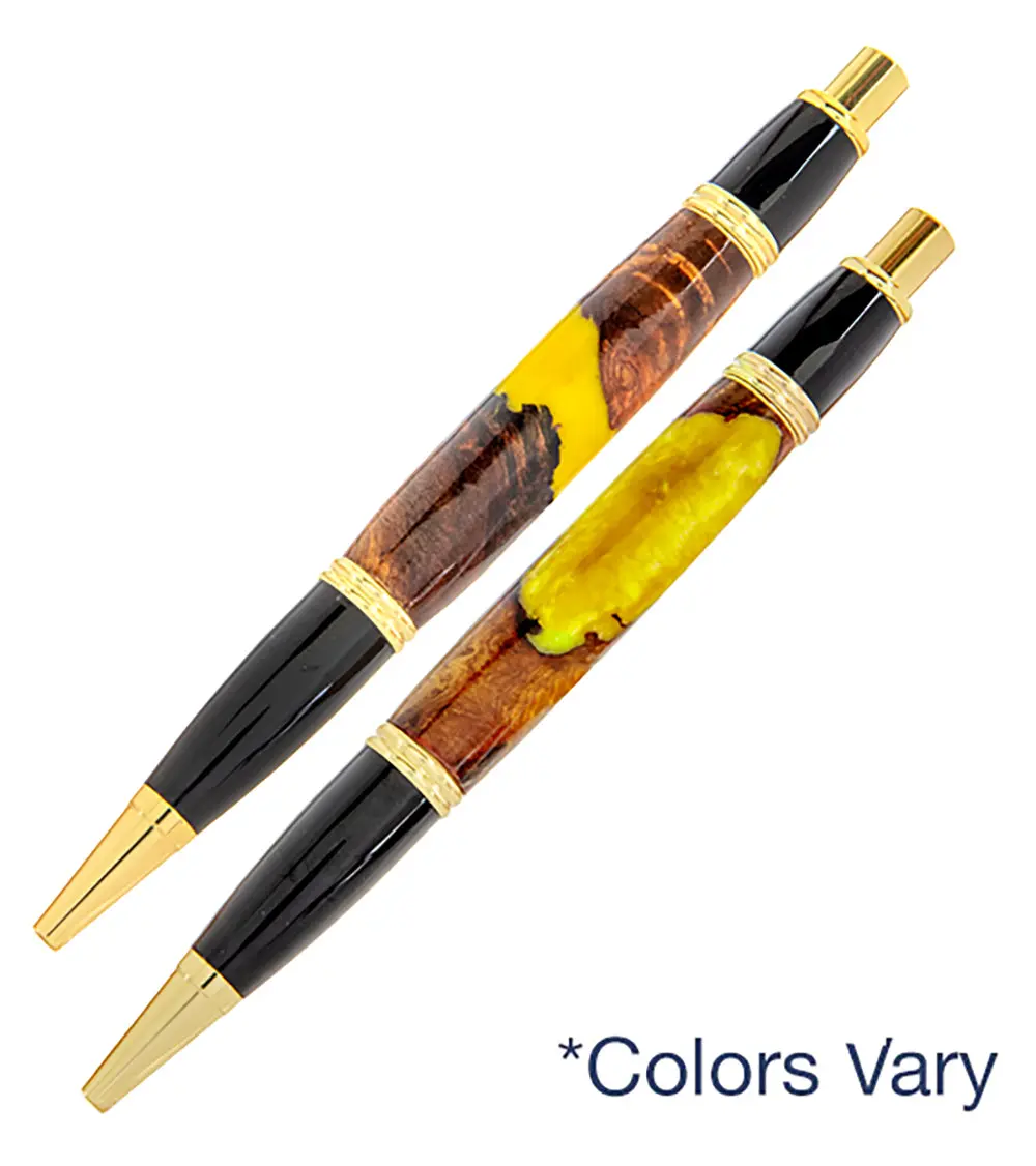 Gatsby Clicker Koa Ball Point Pen With Resin 5