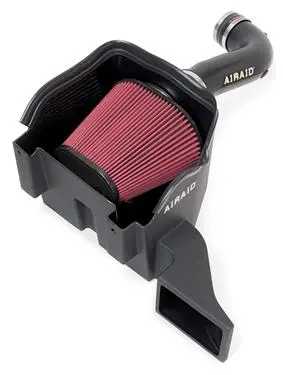 Airaid 301-220 Cold Air Intake; Cold Air Dam (Cad); Black Polyethylene Tube; Red Synthamax Filter; With Heat Shield 5.7L Hemi 1