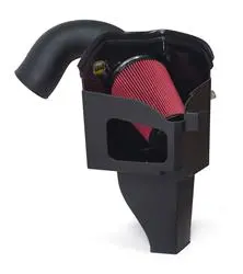 Airaid 301-259 Cold Air Intake; Mxp Series; Black Plastic Tube; Red Synthamax Filter; With Heat Shield; 5.9 L Cummins 1