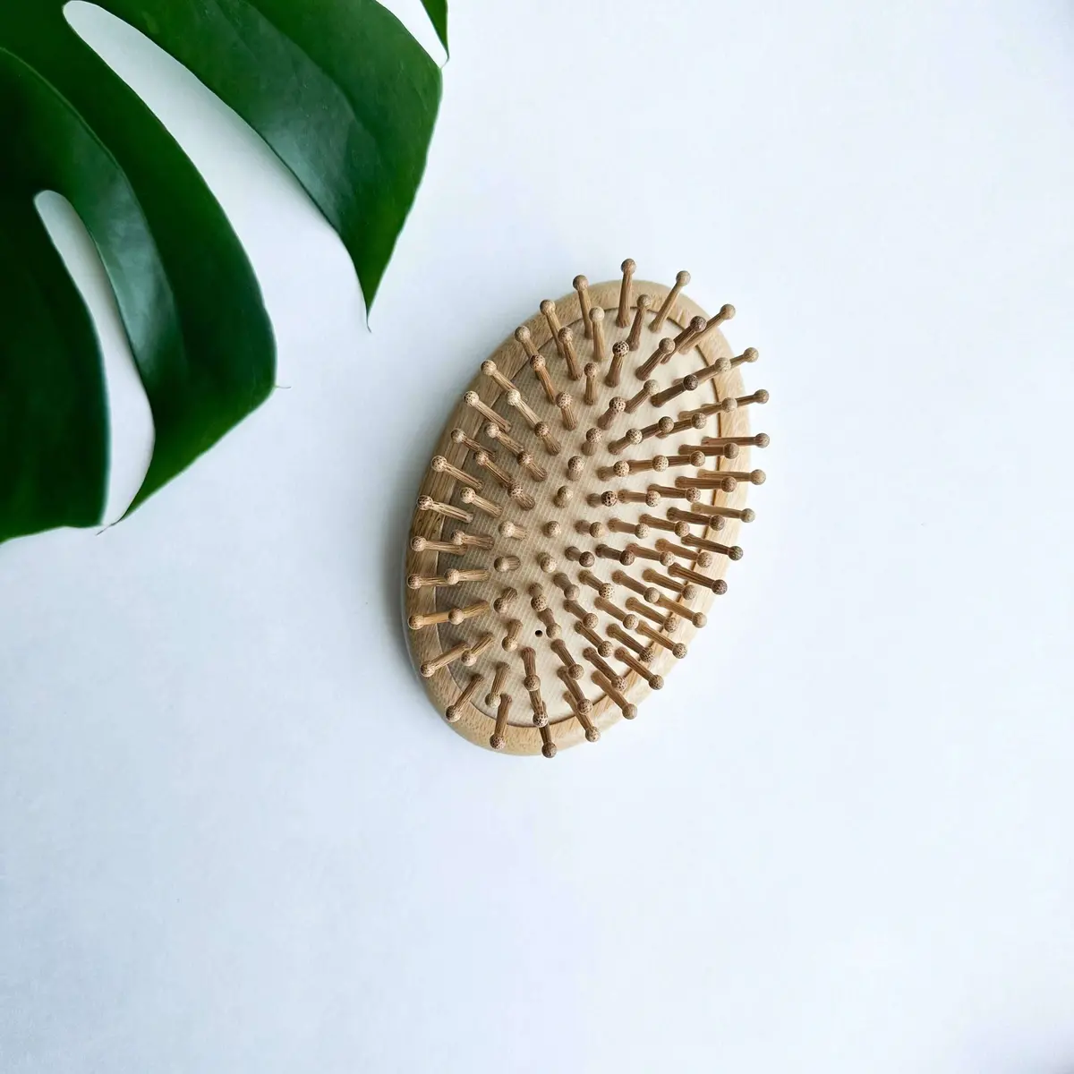 Bamboo Hair & Beard Brush - Smile Boutiques 2